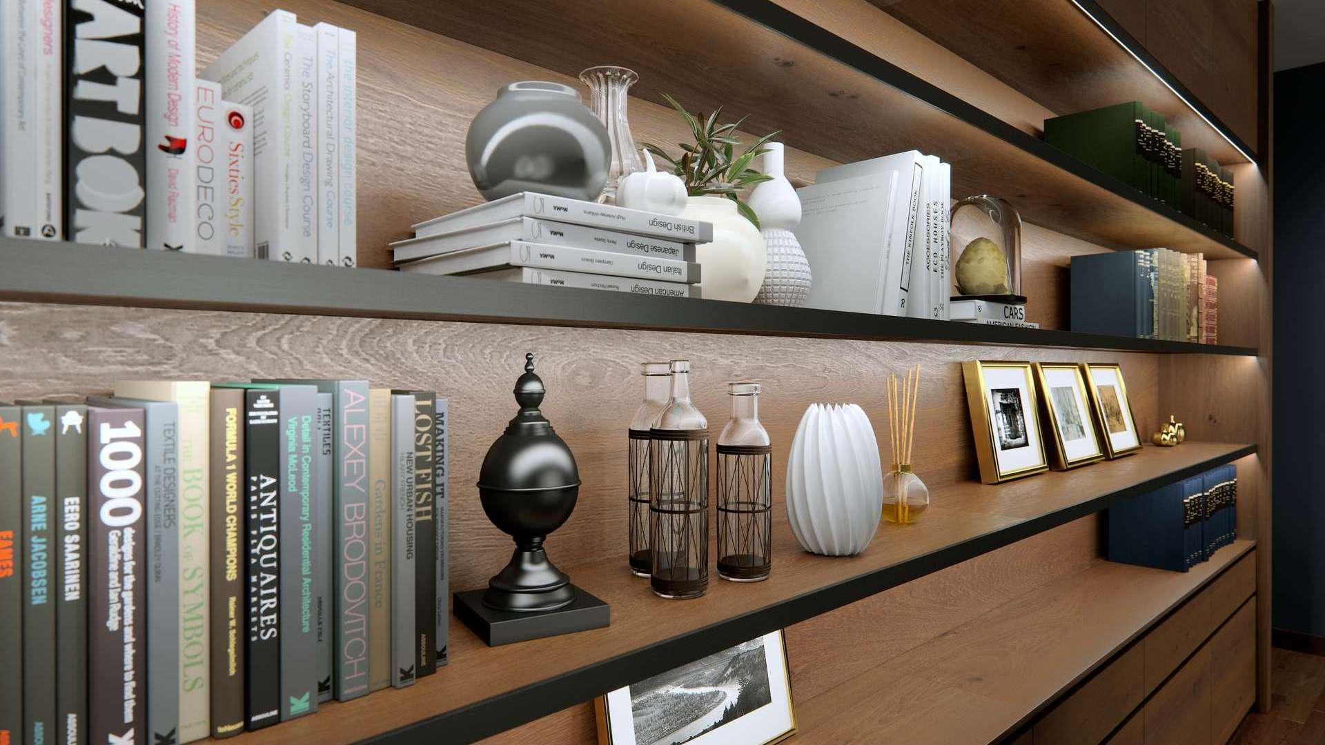 Lumines profile type Q18 anodized black, 3 m