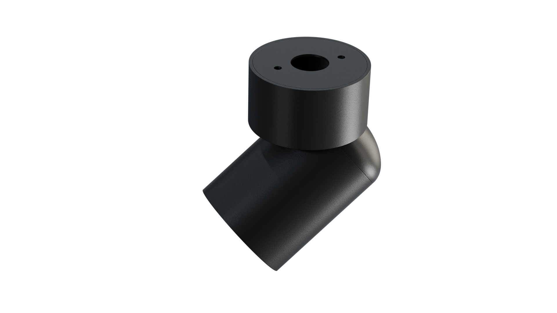 Ceiling spotlight fixture SPOT LUMI rotating black