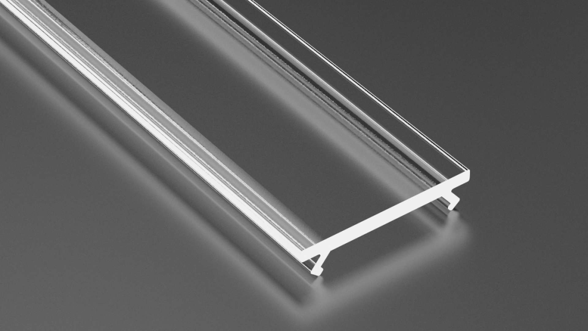 LUMINES BASIC cover PMMA transparent 3 m