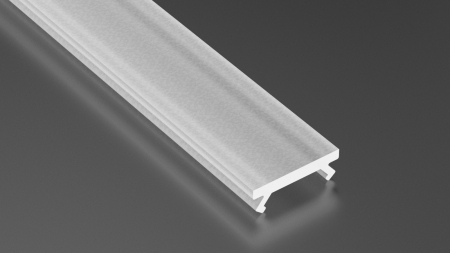 LUMINES SLIM cover PMMA frosted milky 1 m
