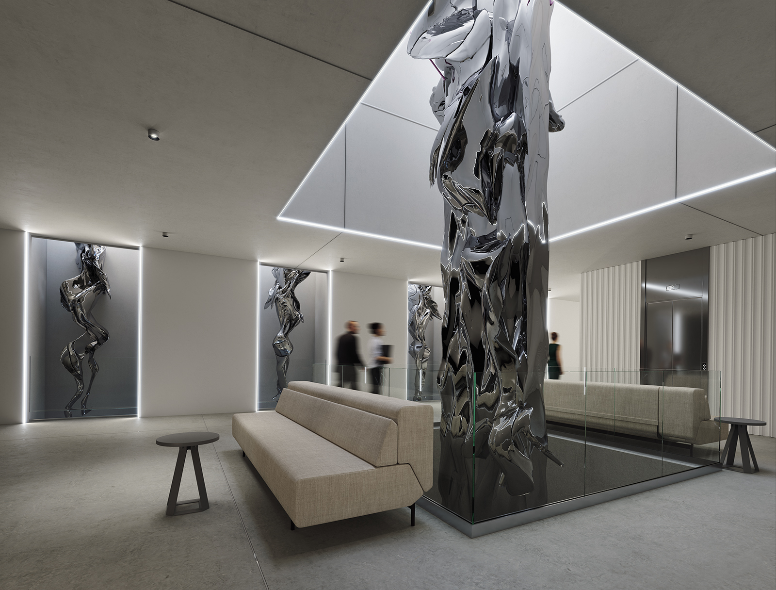 Profile LUMINES type Canto white lacquered N/P 1 m