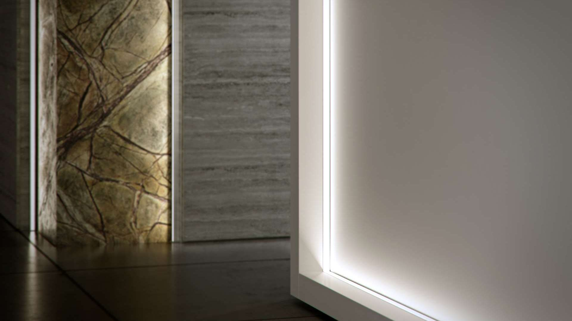 Lumines profile type G anodized inox, 3 m