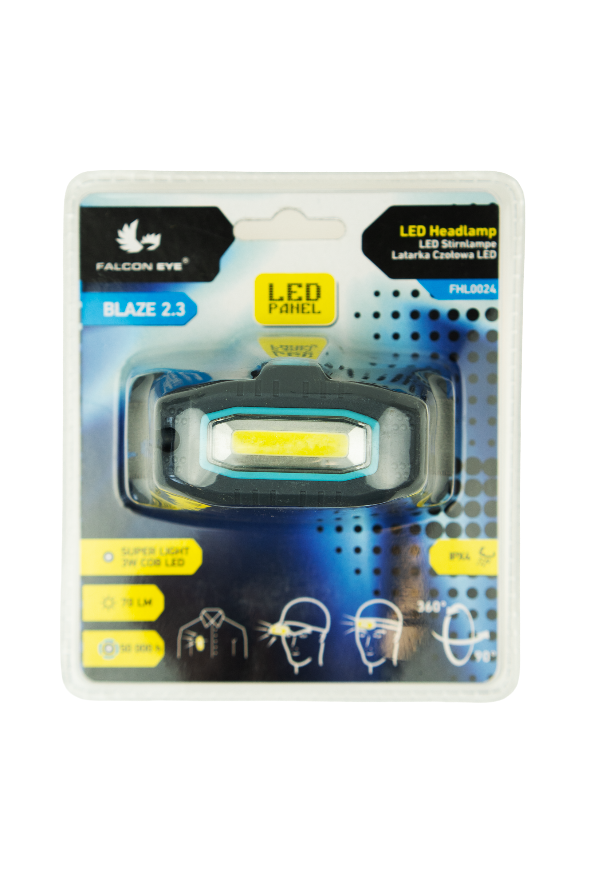 Headlamp, Falcon Eye Blaze 2.3 70 lm
