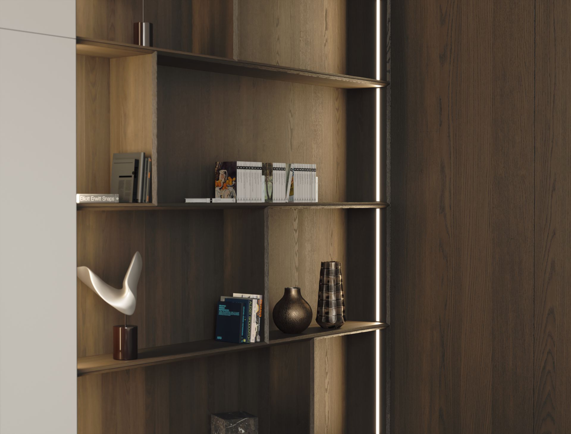 Profile LUMINES type Gemi white lacquered 1 m