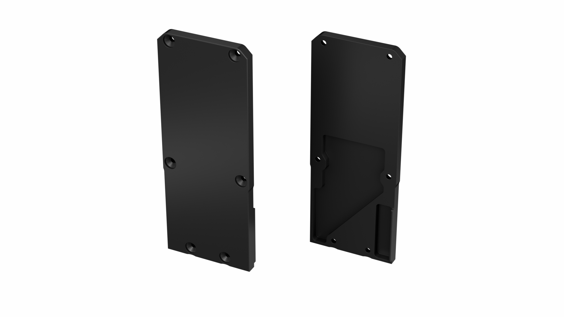 LUMINES ALU end cap UNICO + TALIA M2 lacquered black right