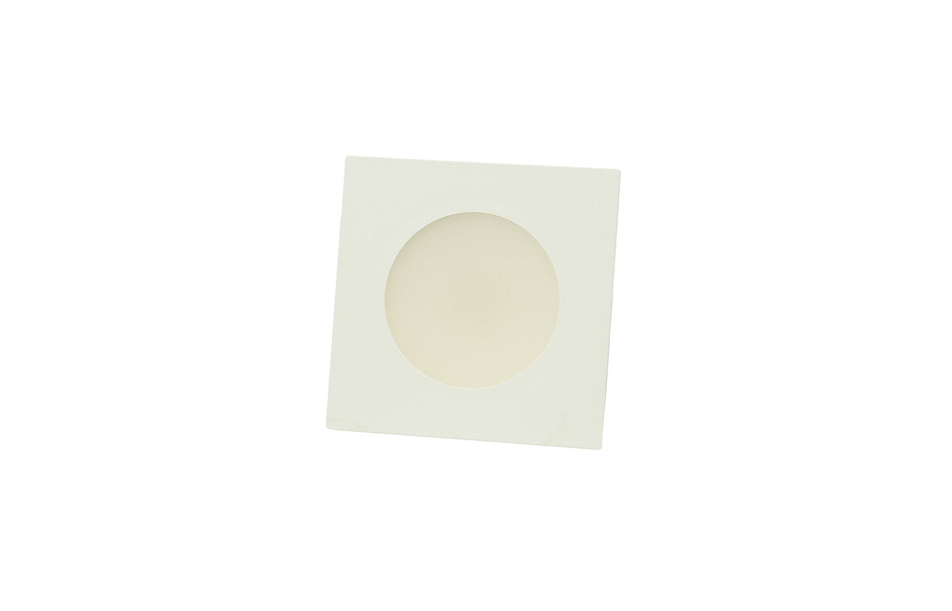 Recessed square furniture luminaire, 2 W, white – neutral-white