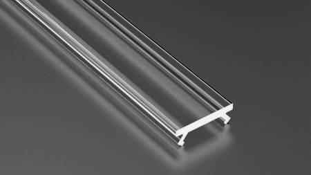 LUMINES SLIM cover PMMA transparent 1 m