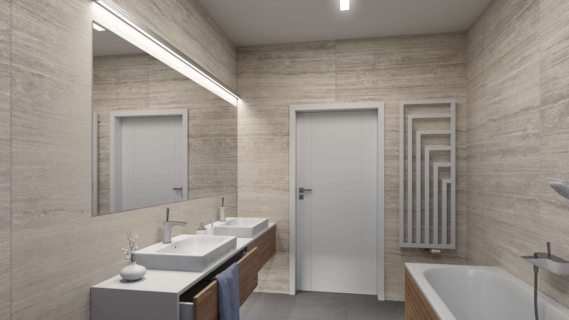 Lumines profile type UNICO lacquered black, 3 m