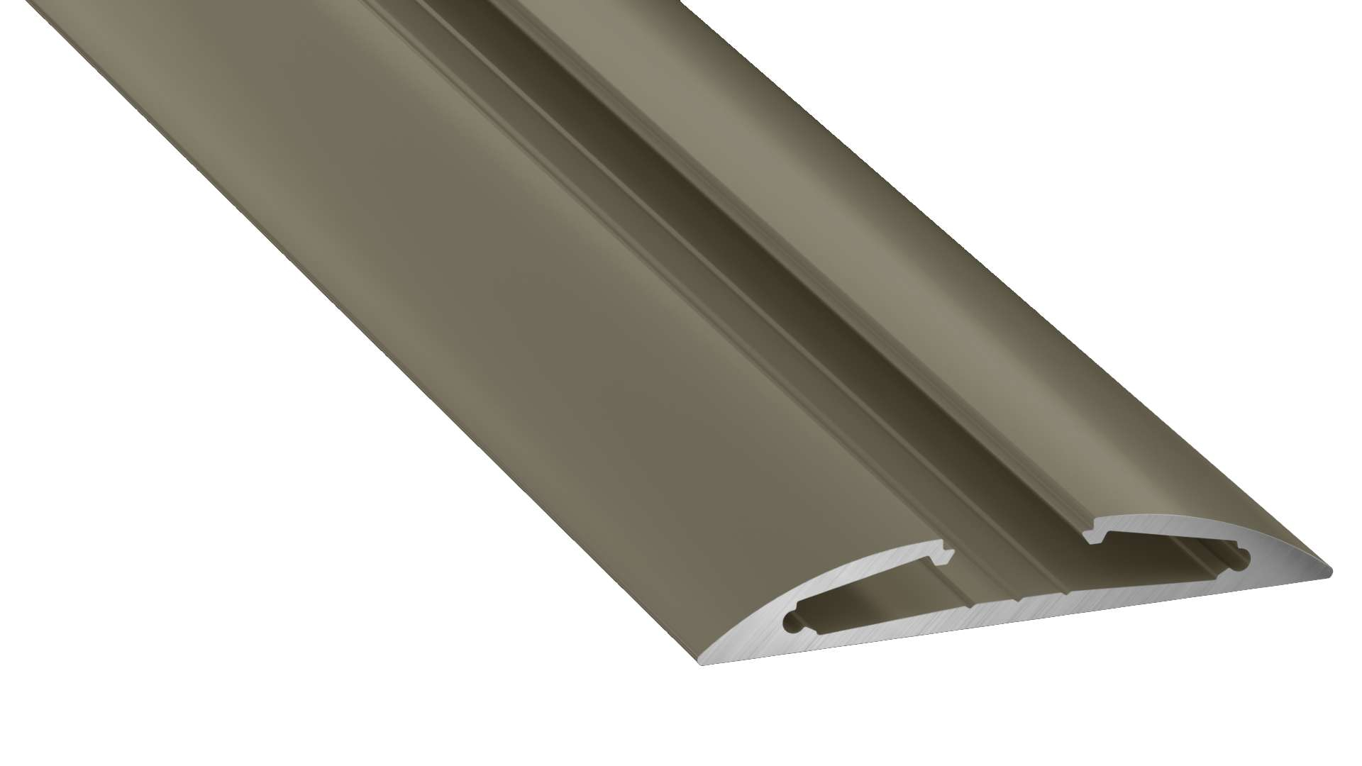 Lumines profile type Reto anodized inox, 1 m