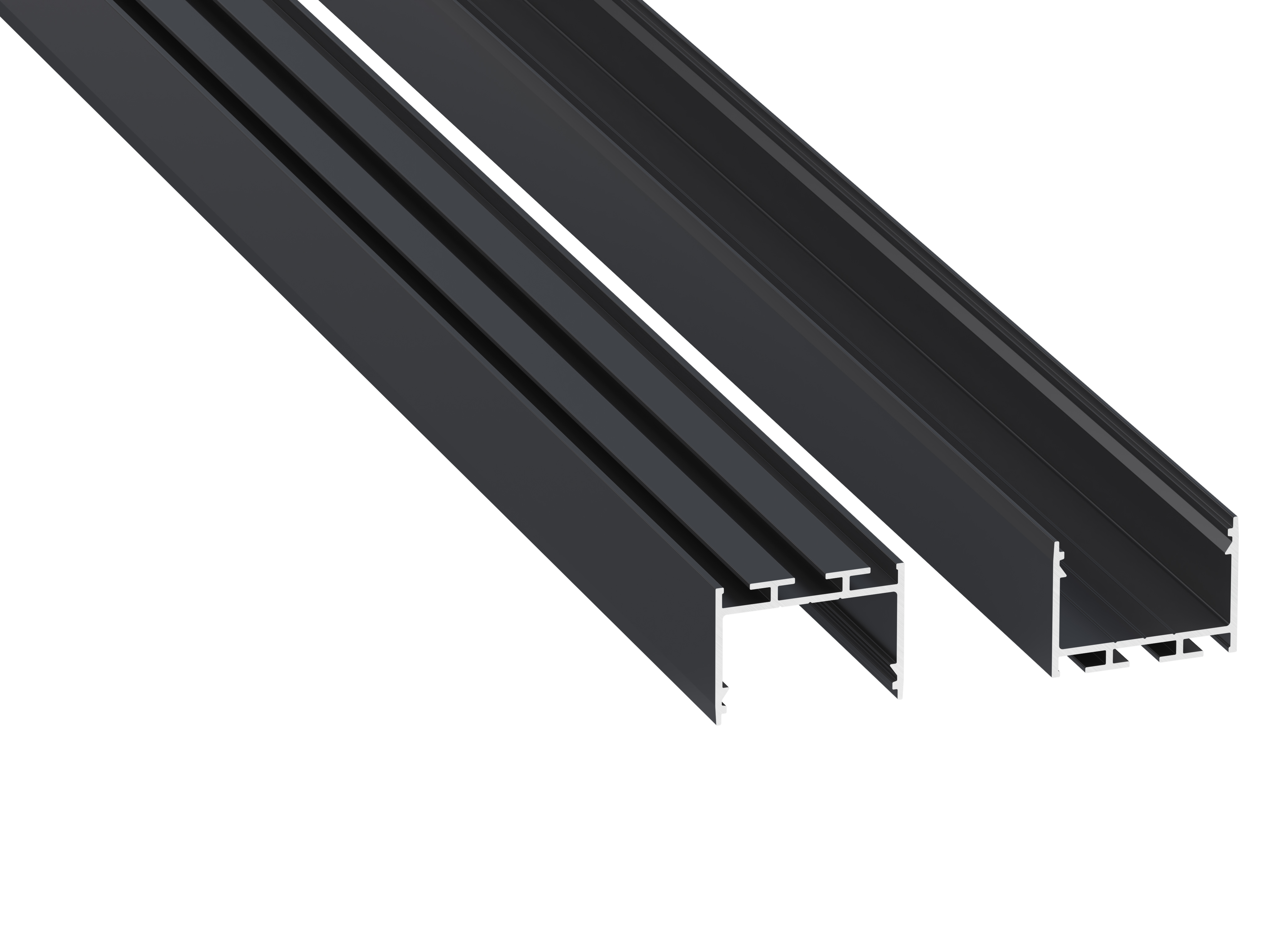 Profile LUMINES type alba Rock Anthracite lacquered 3 m