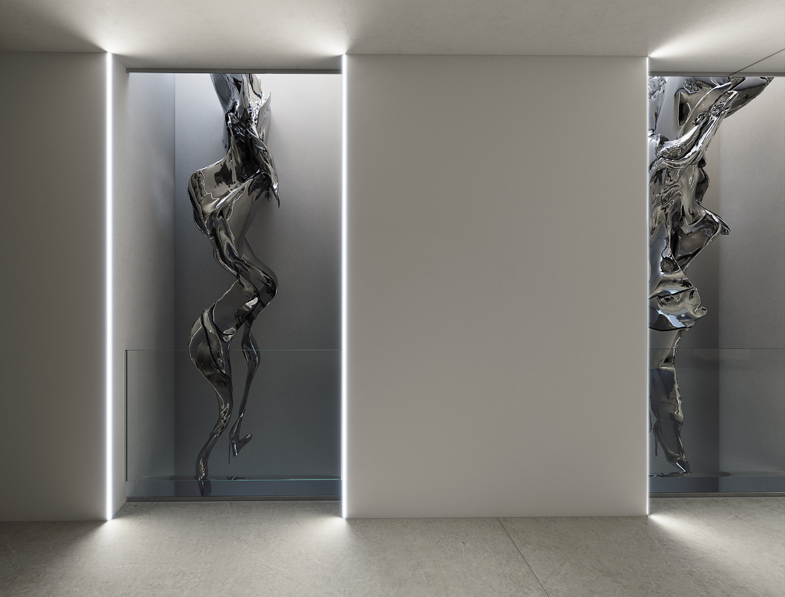 Profile LUMINES type Canto white lacquered N/P 1 m