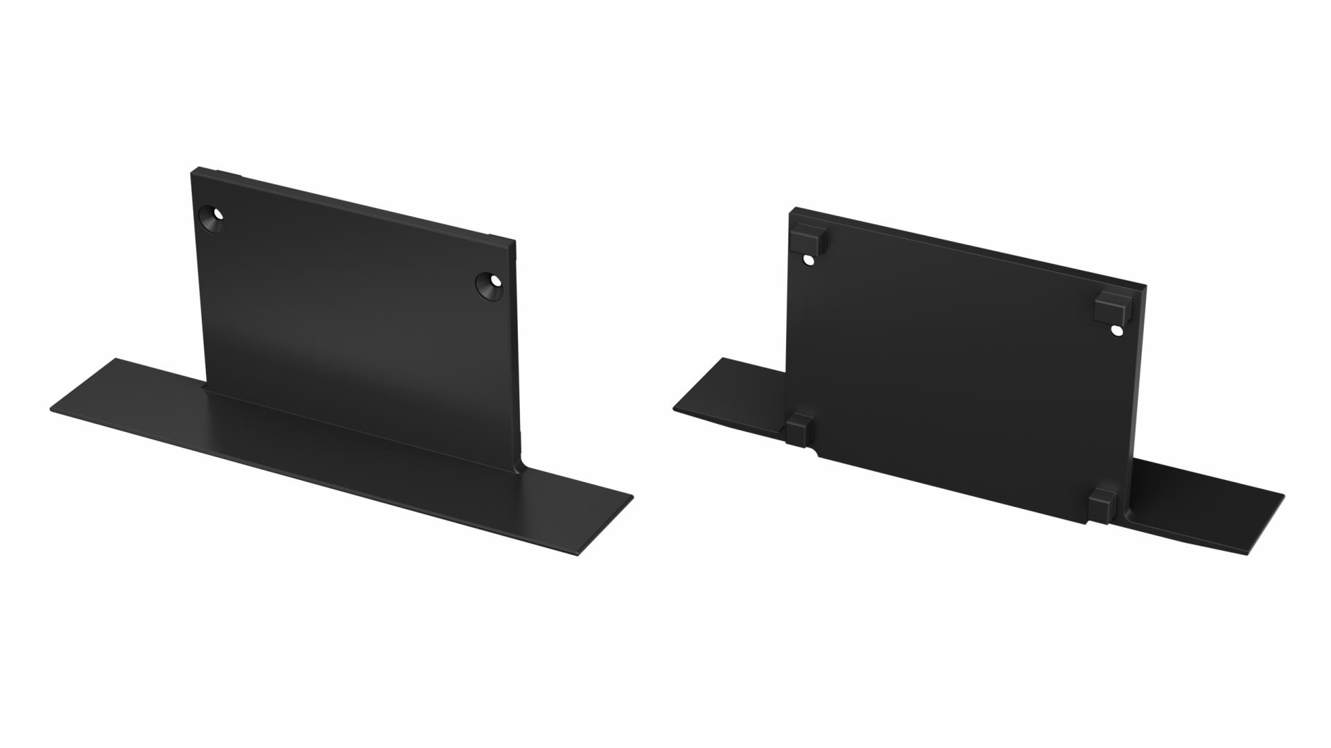 LUMINES ALU end cap TALIA M3 lacquered black full finish