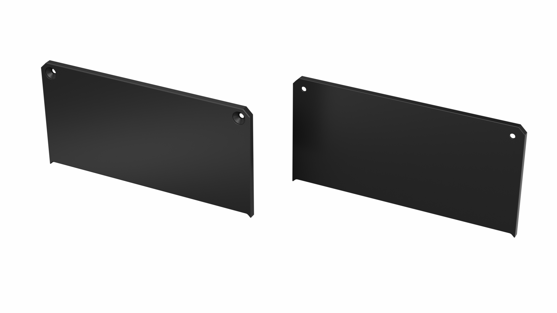 LUMINES ALU end cap LARGO M2 lacquered black