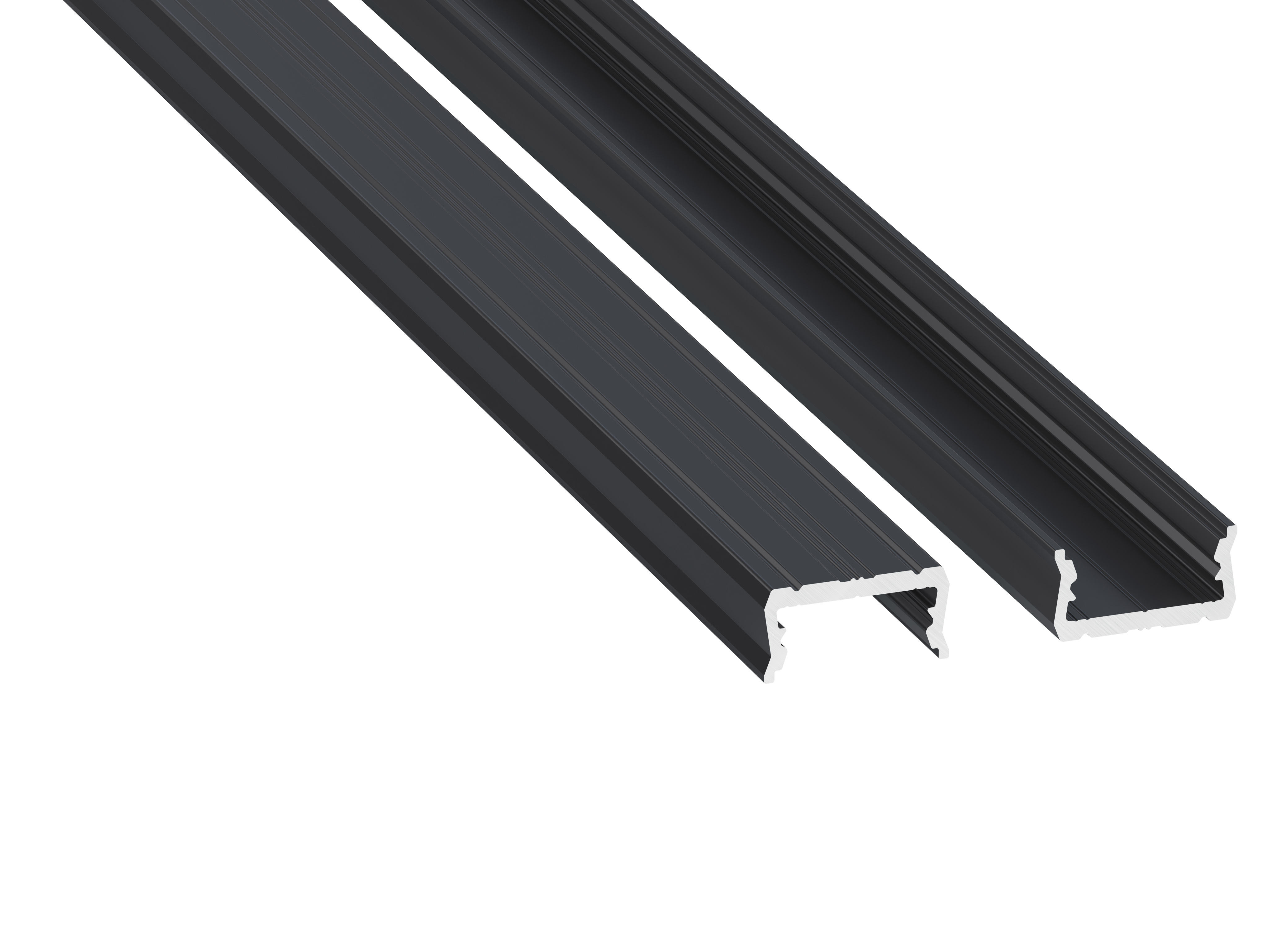 Profile LUMINES type atom Rock Anthracite lacquered 1 m