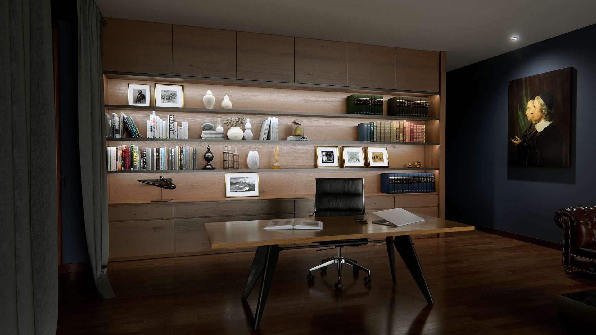 Lumines profile type Q18 anodized black, 3 m