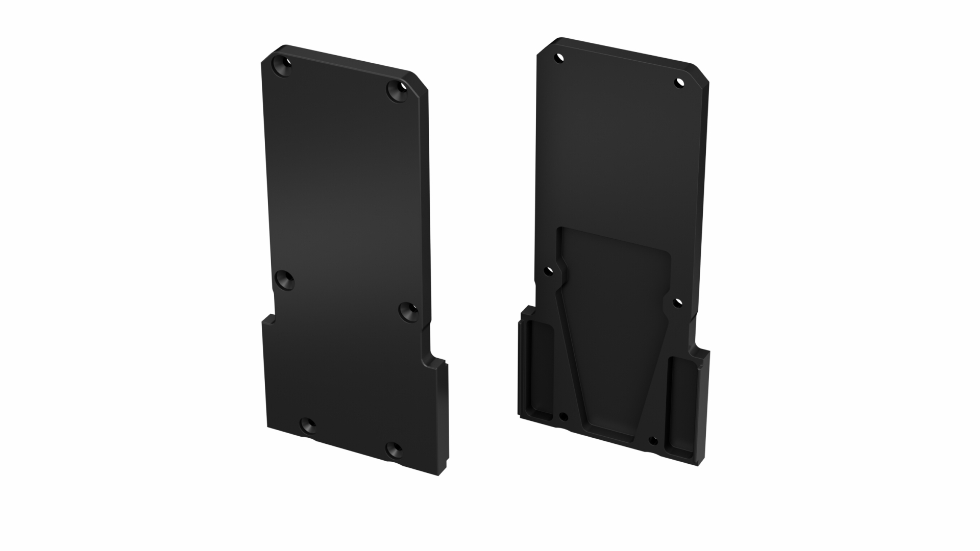 LUMINES ALU end Caps LUMINES DOPIO + TALIA M2 lacquered black