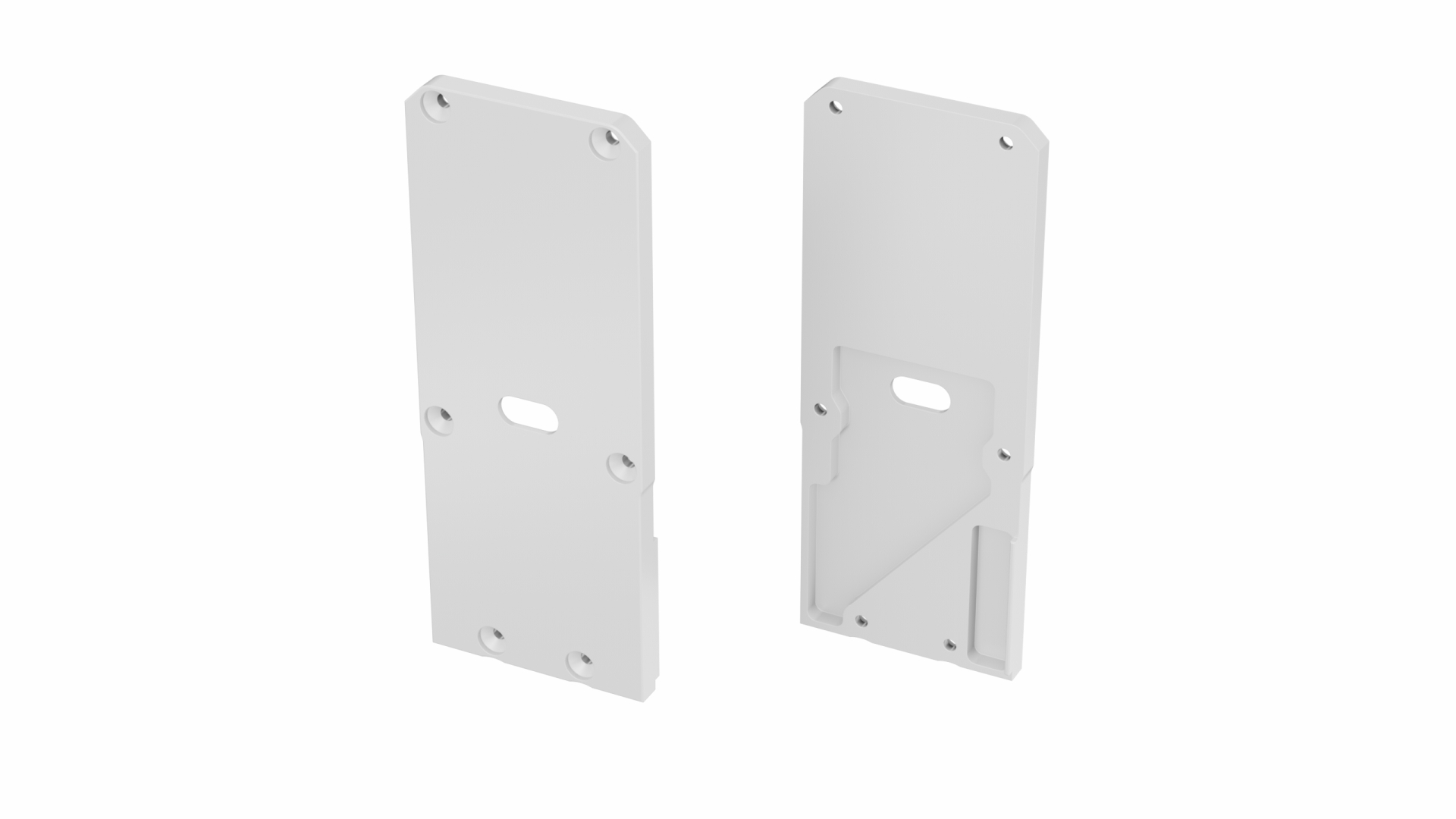 End Caps LUMINES UNICO + TALIA M2 white right with hole