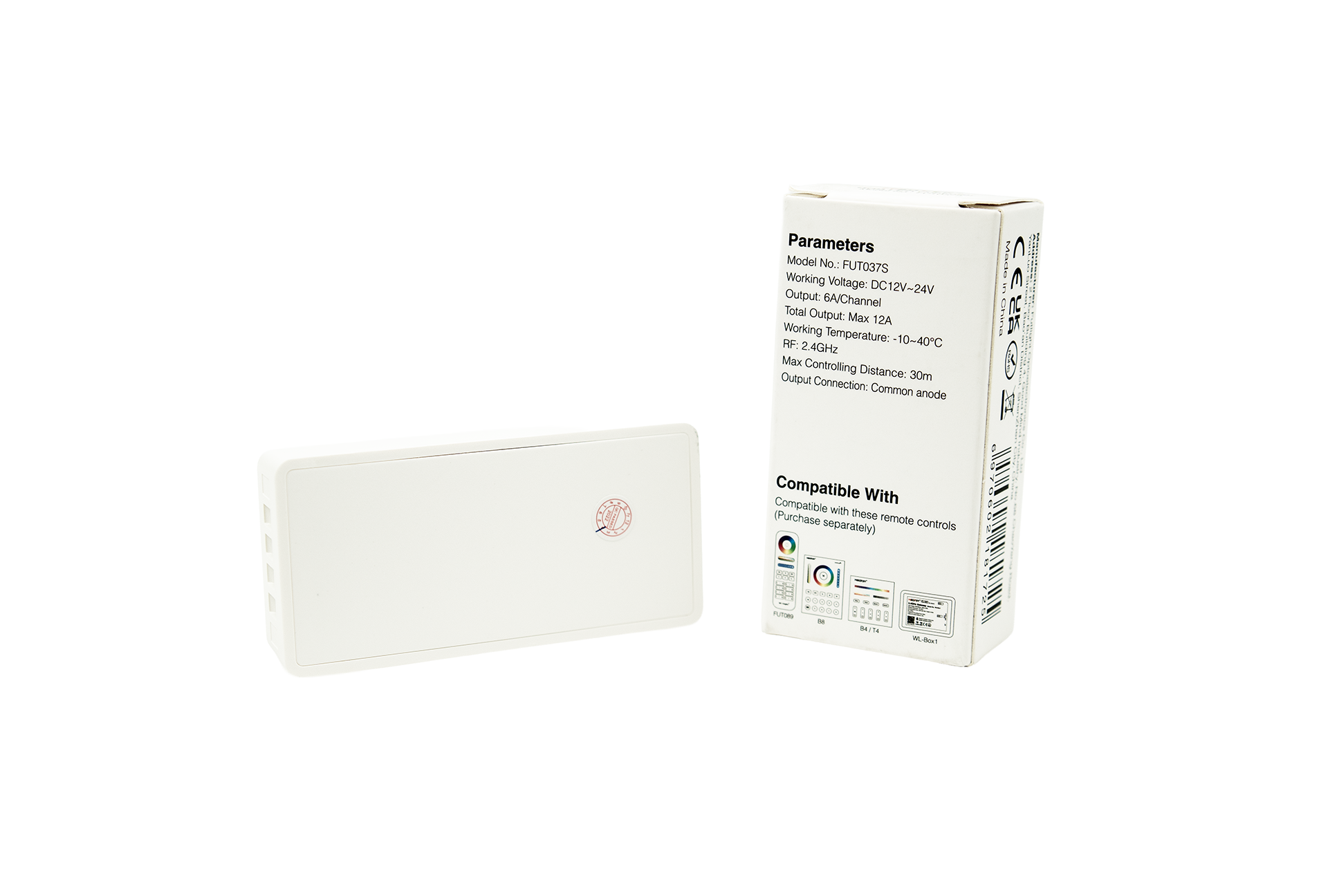 MiBoxer CONTROLLER 12-24V 12A RF RGB FUT037S