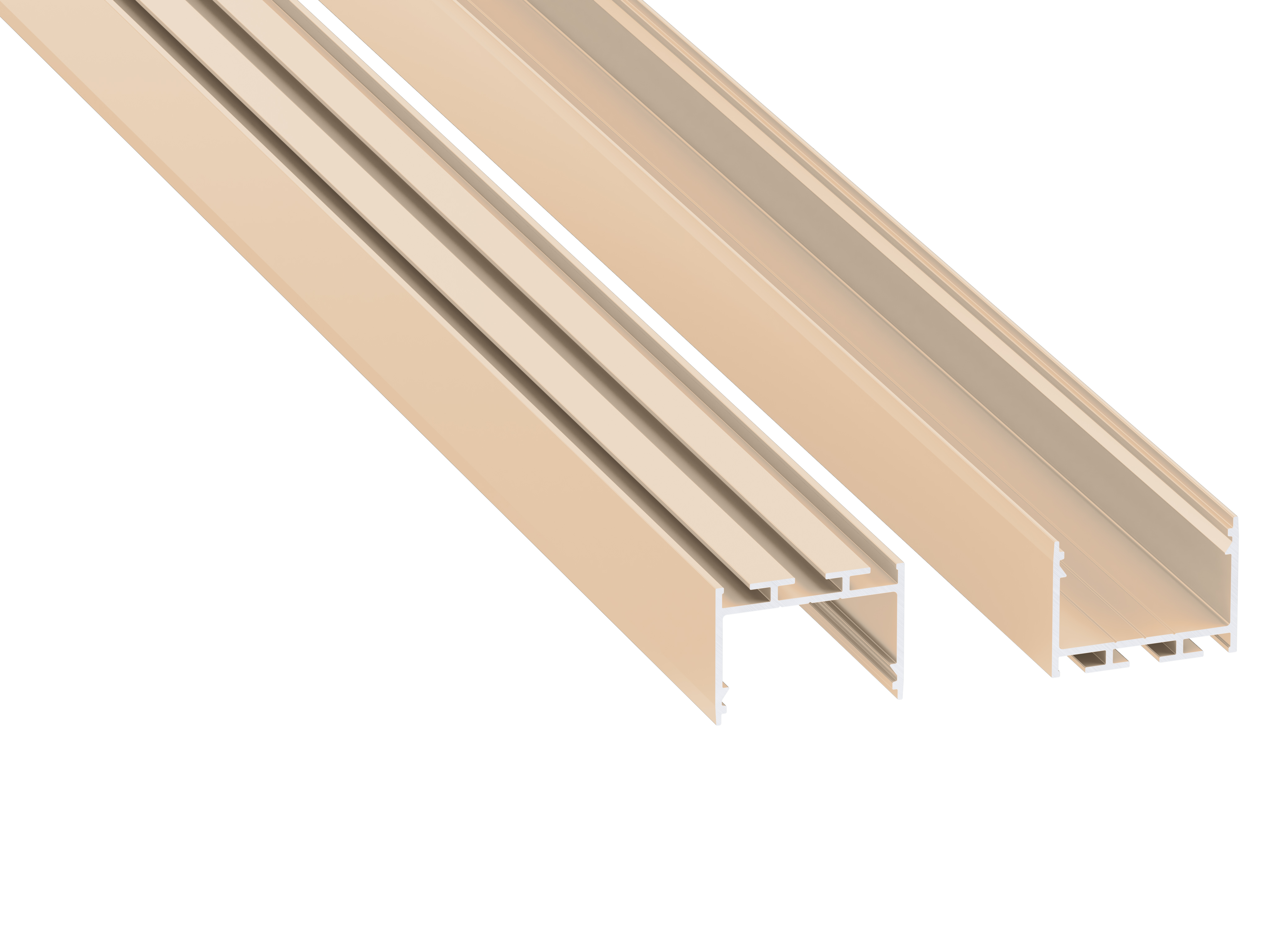 Profile LUMINES type alba Light Ivory lacquered 1 m