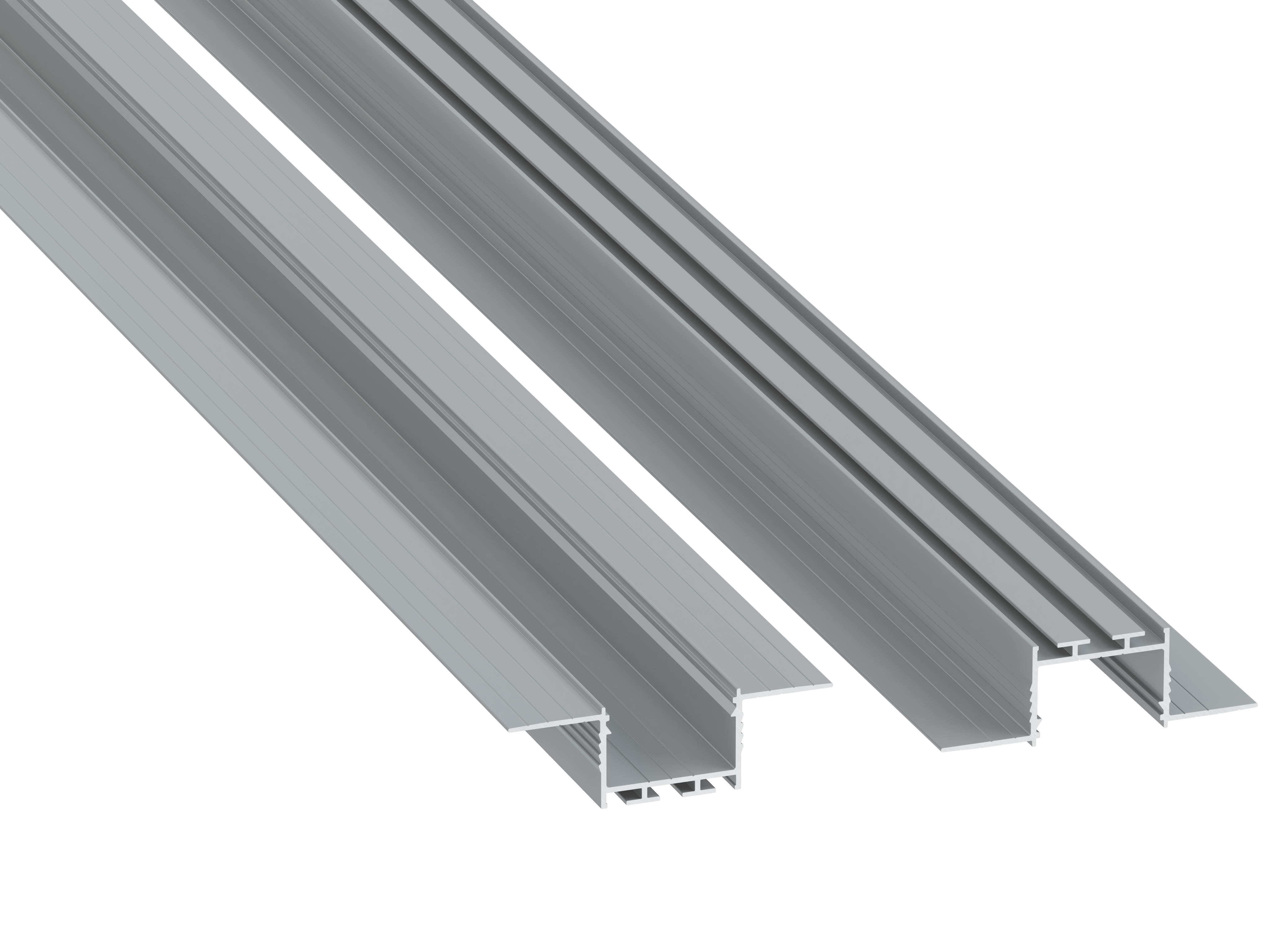 Profile LUMINES type akin silver anodized 2,02 m