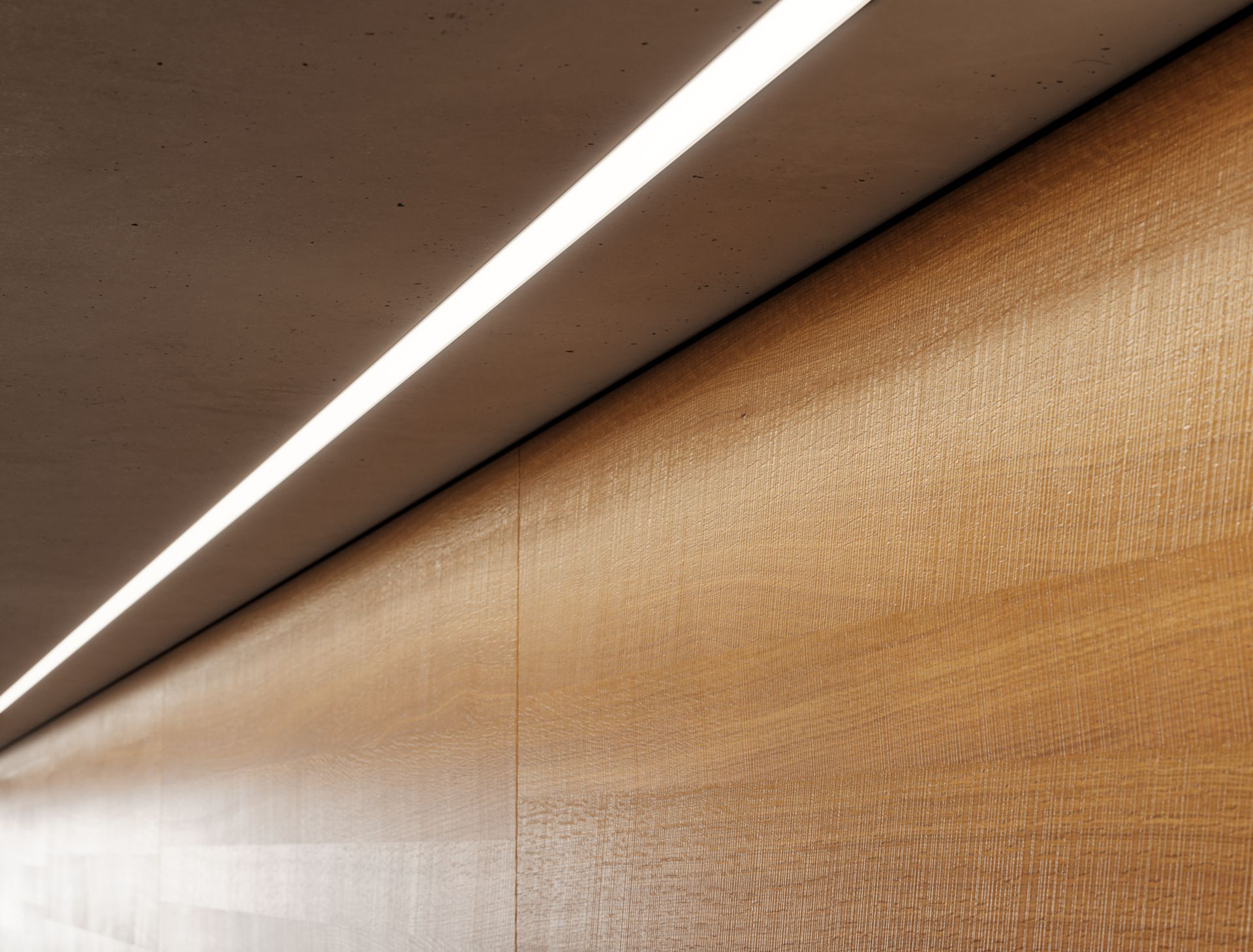 Profile LUMINES type Hiro white lacquered 3 m