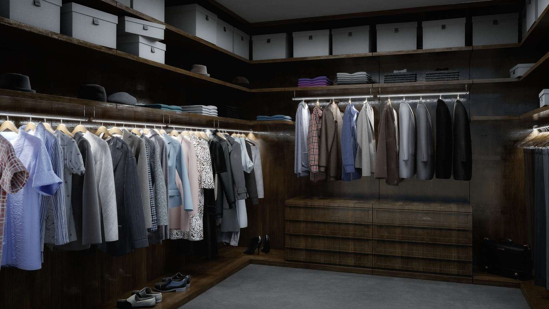 Lumines profile type Cosmo anodized black, 2,02 m