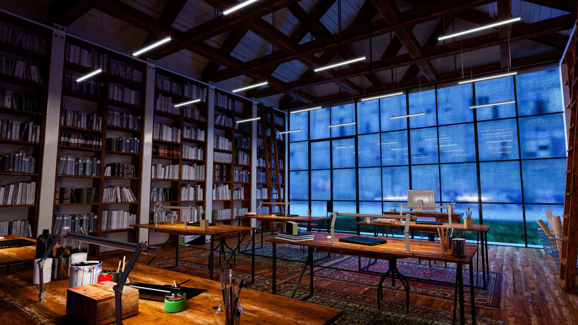 Lumines profile type Cosmo lacquered white, 3 m