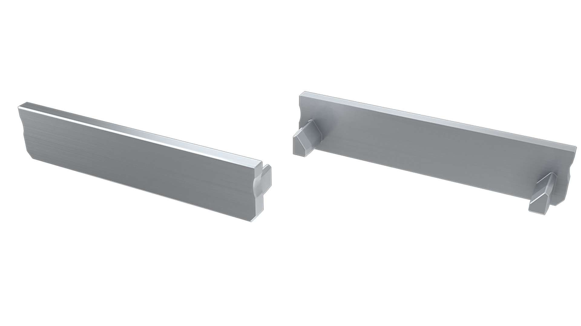 LUMINES ALU end cap SOLIS silver