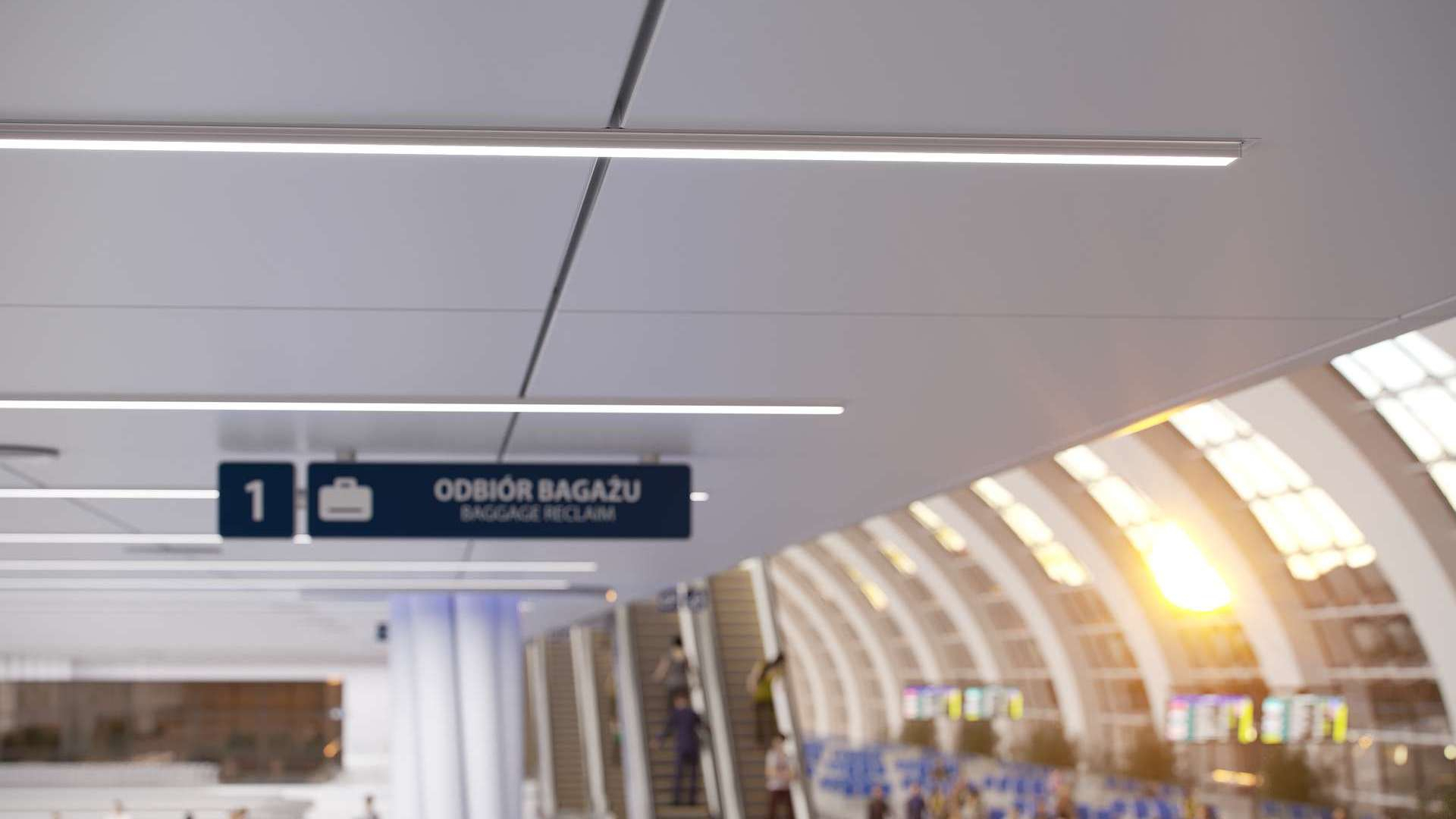 Lumines profile type LARGO lacquered black, 2,02 m