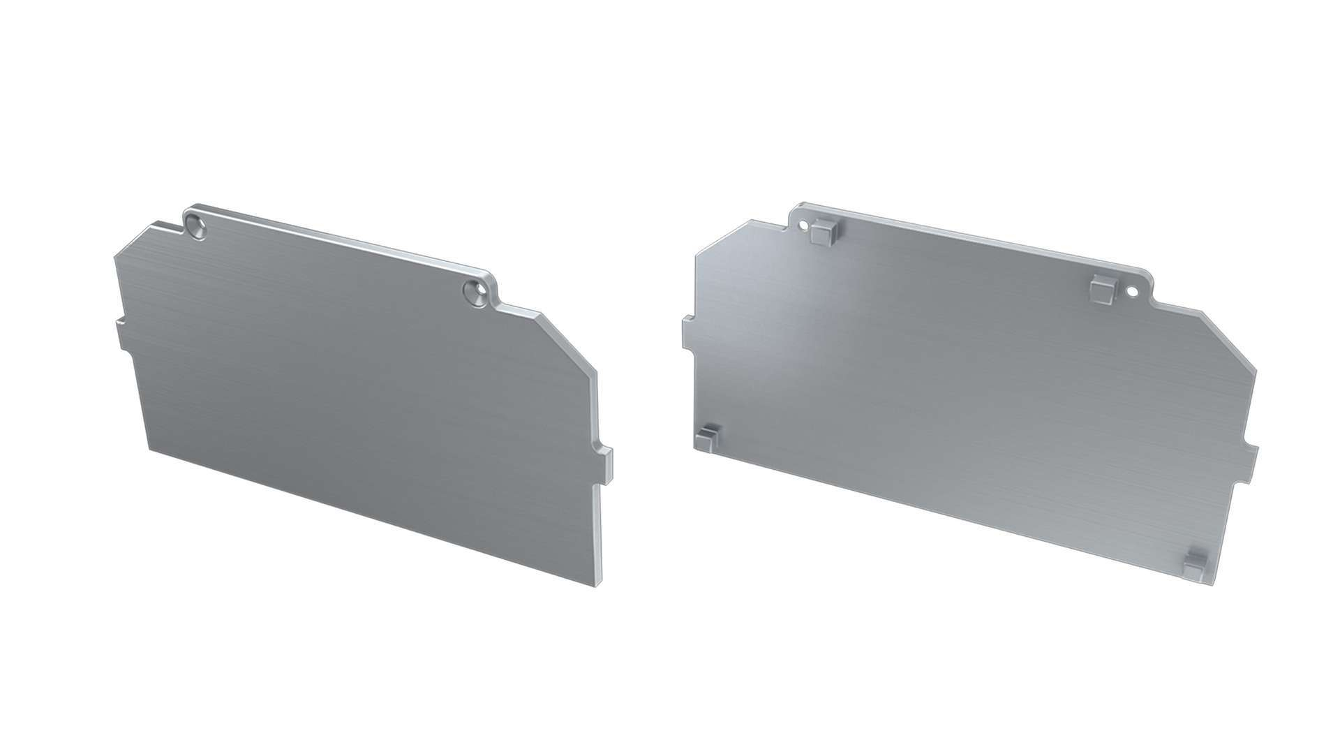 LUMINES ALU end cap LARGO M4 silver basic finish