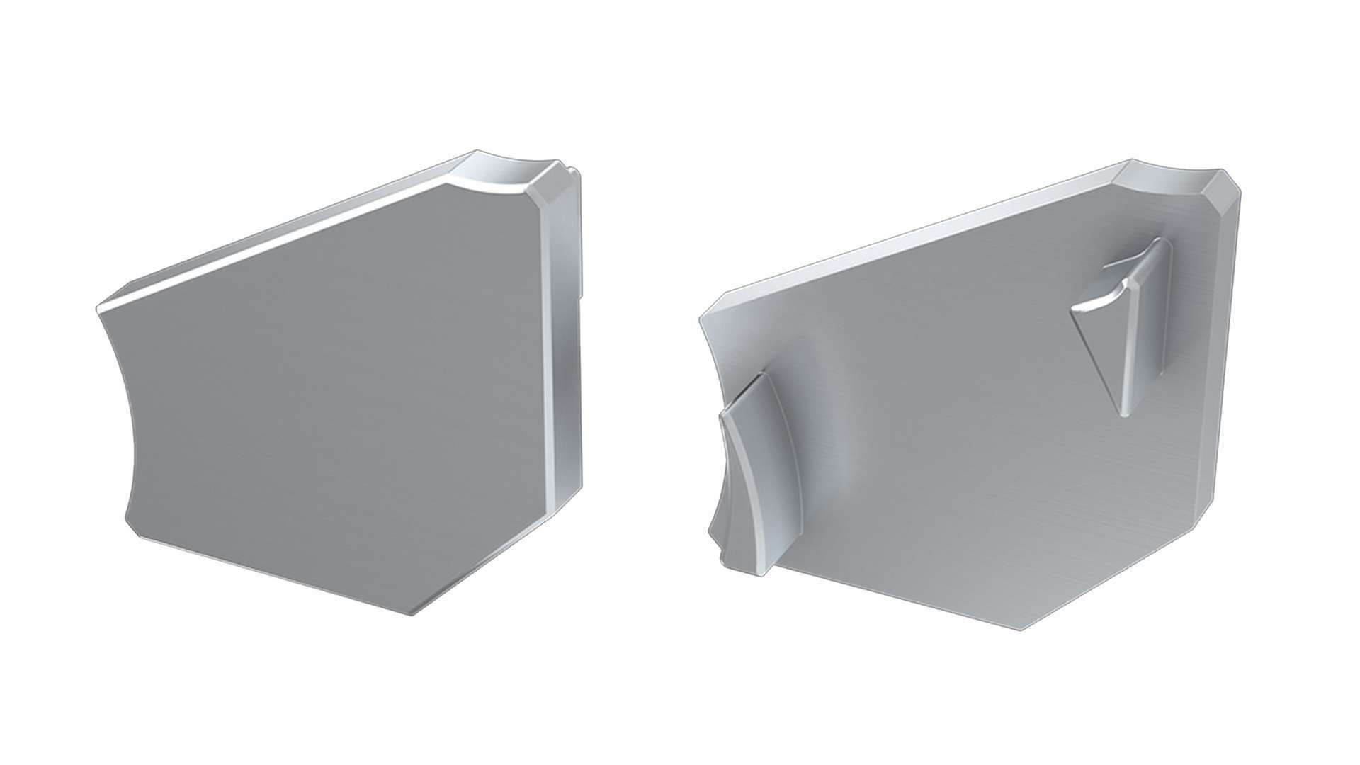 LUMINES ALU end cap H silver right