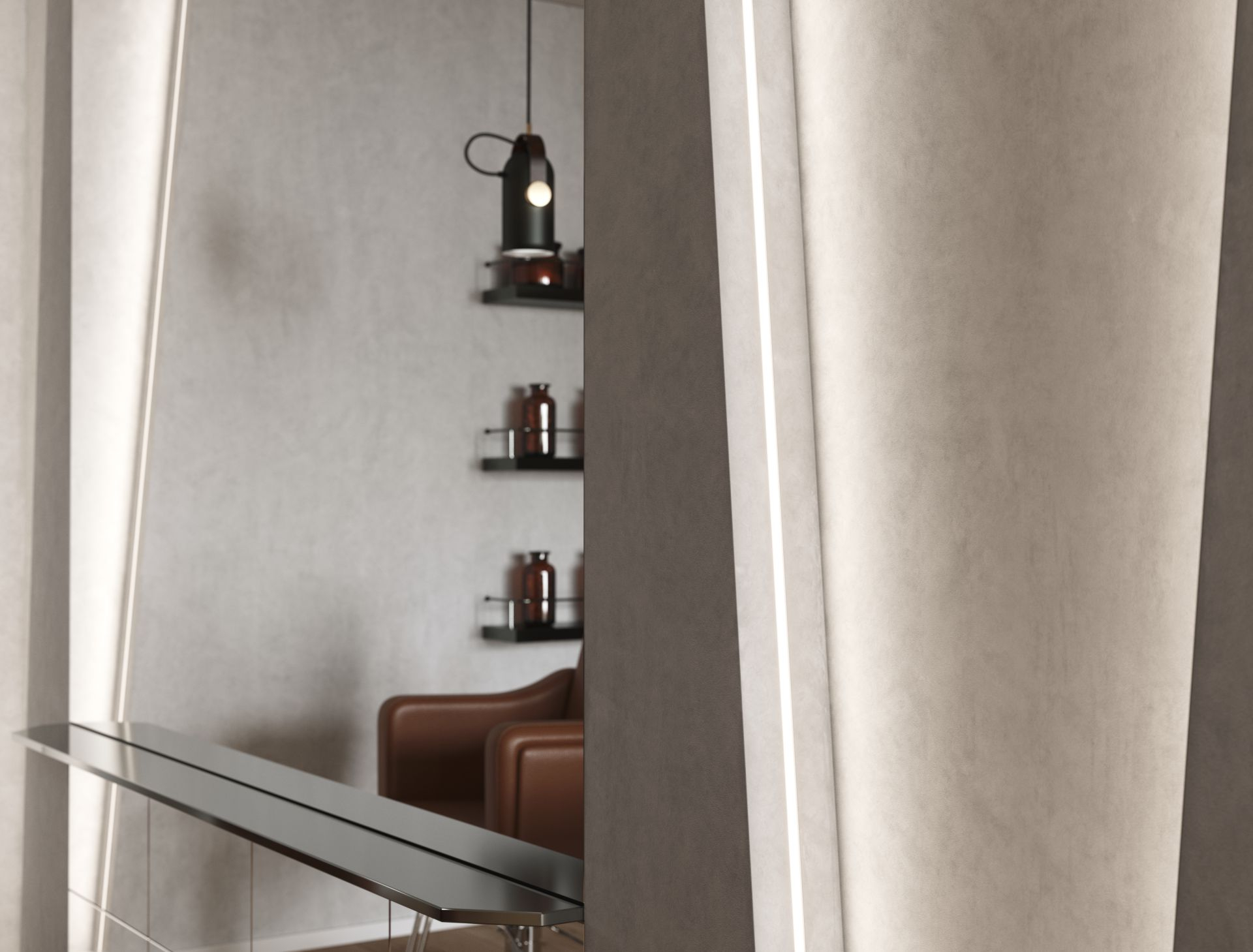 Profile LUMINES type Gaudi silver anodized 3 m