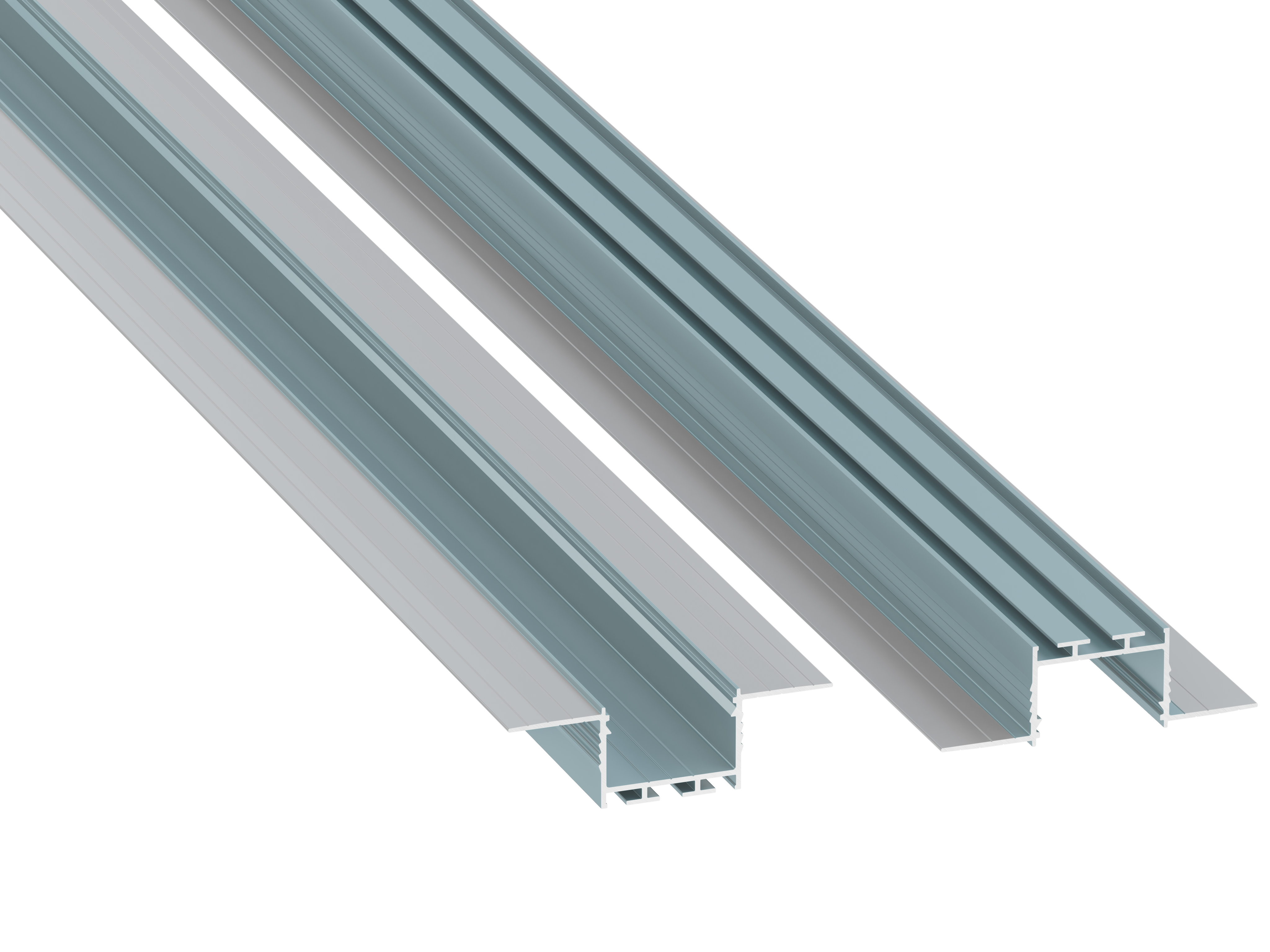 Profile LUMINES type akin Sky blue lacquered 3 m