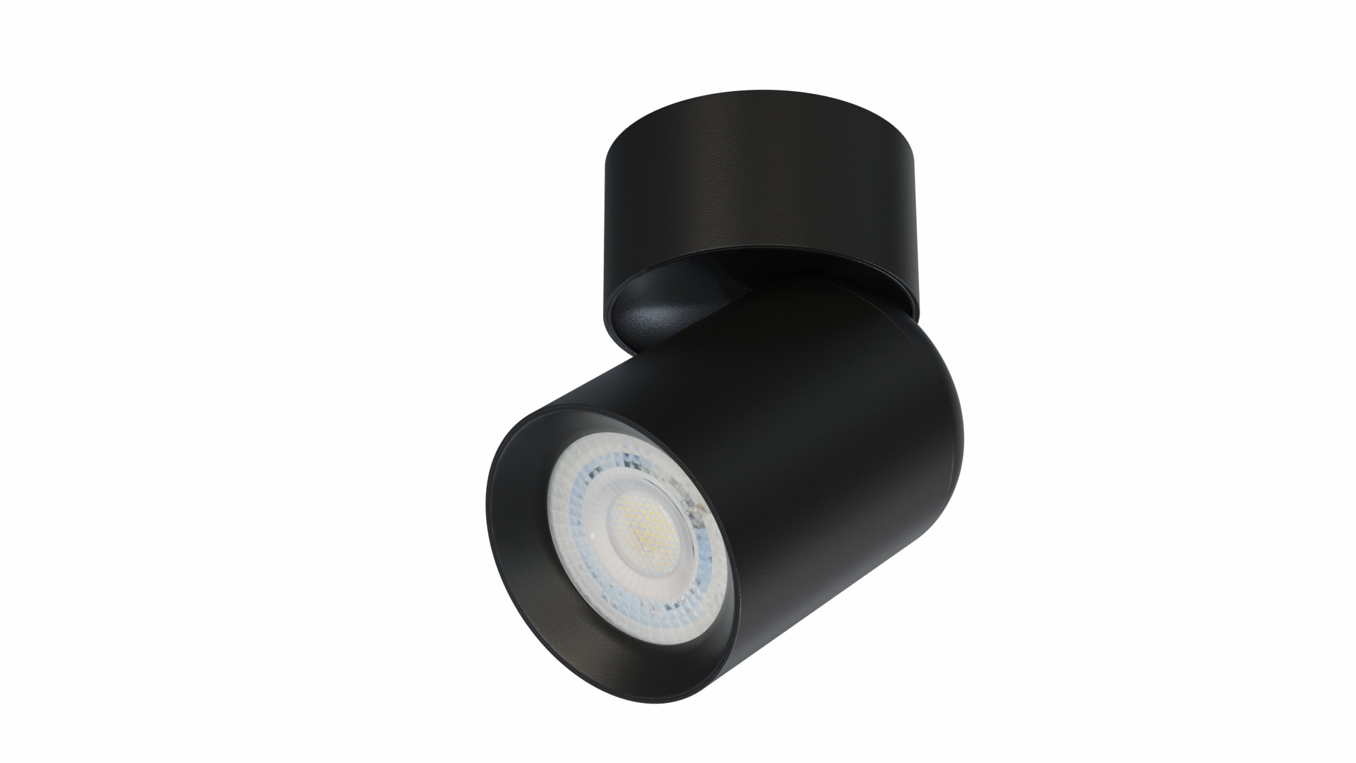Ceiling spotlight fixture SPOT LUMI rotating black