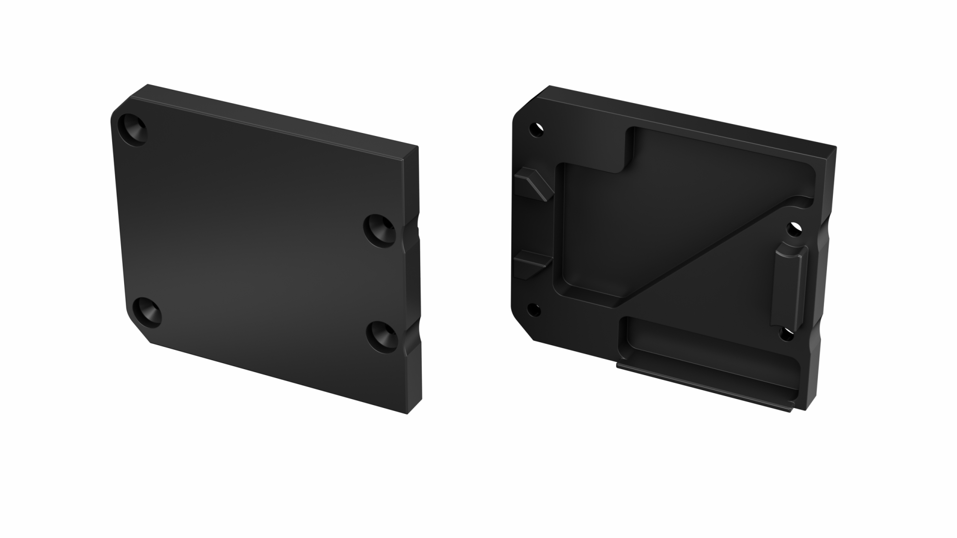 LUMINES ALU end cap UNICO lacquered black left