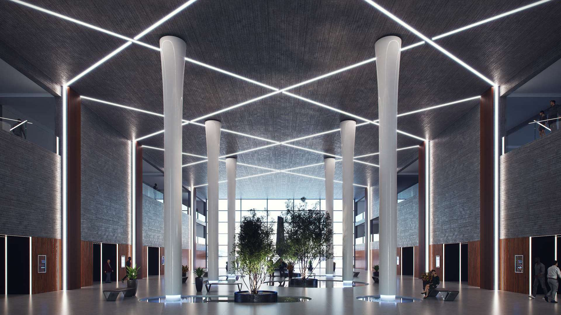 Lumines profile type SORGA lacquered black, 3 m