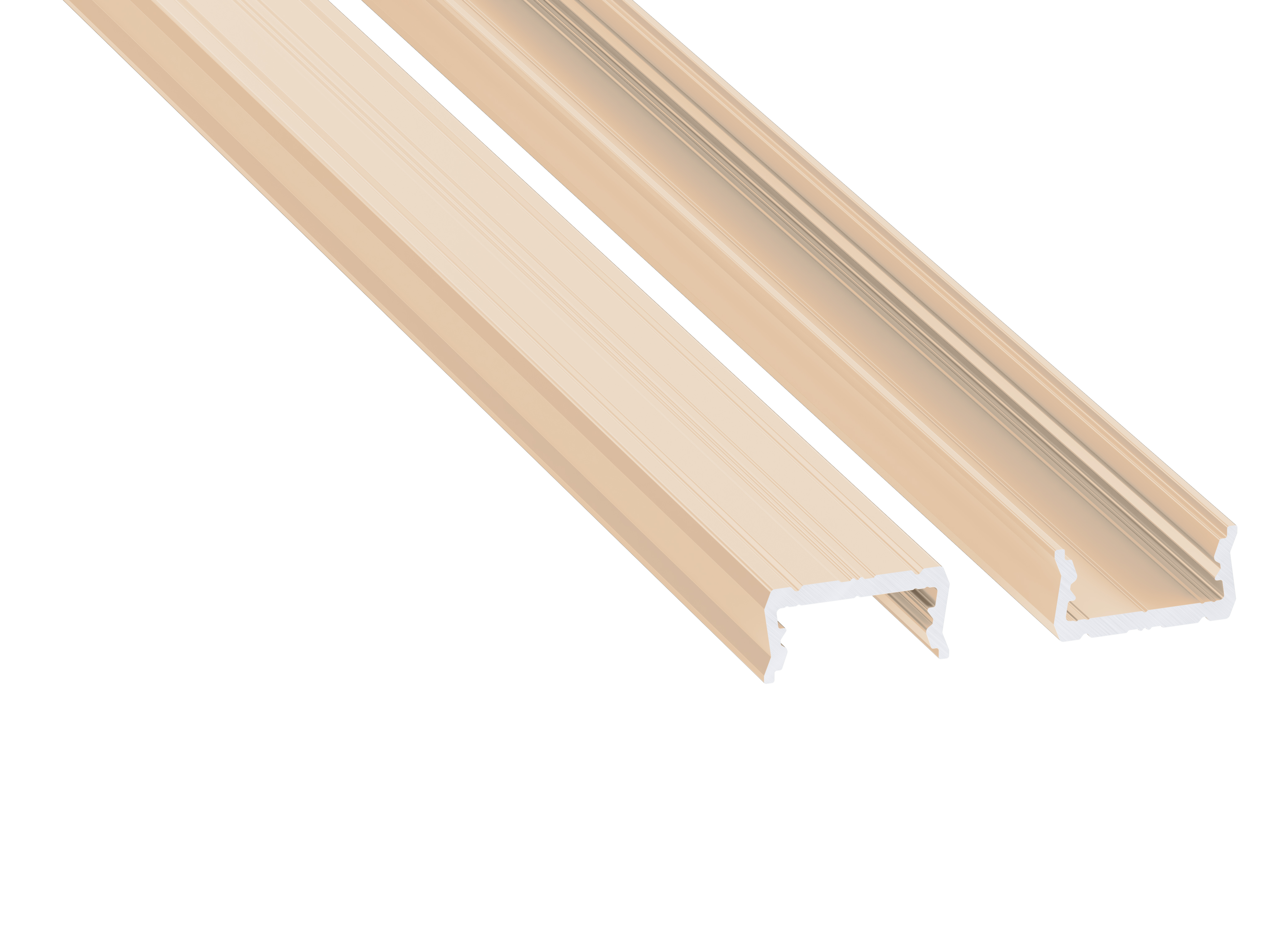 Profile LUMINES type atom Light Ivory lacquered 3 m