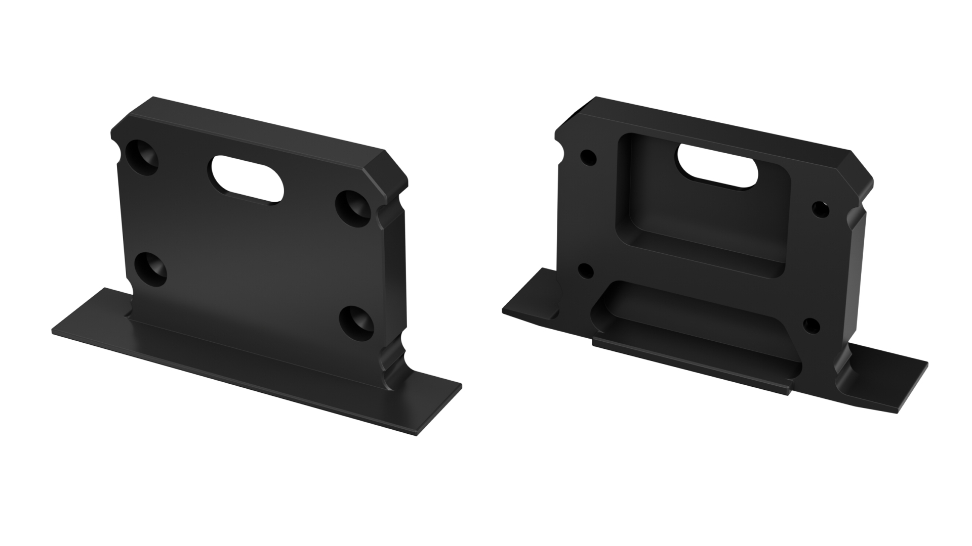 LUMINES ALU end cap inTALIA lacquered black with a hole