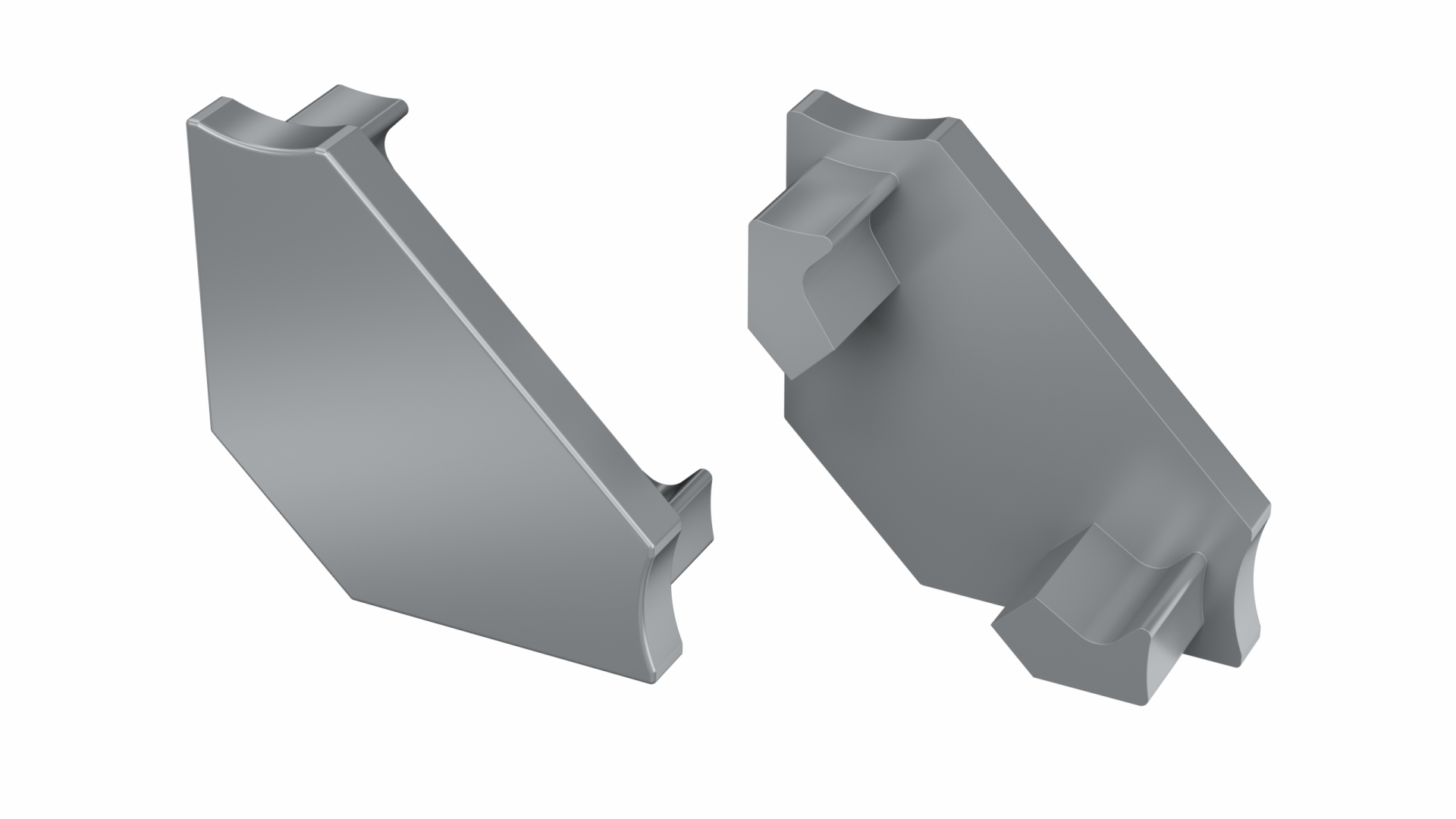 LUMINES ALU end cap C silver