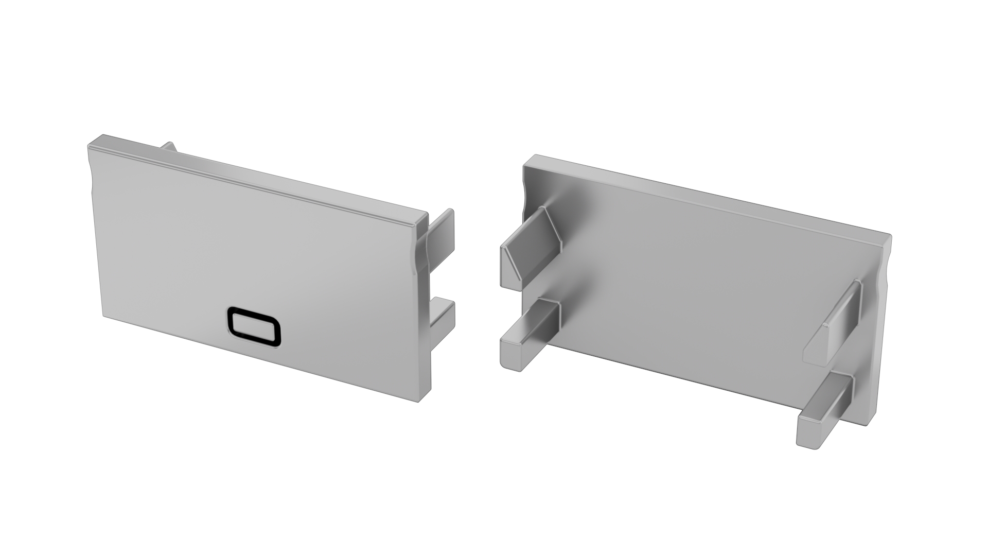 LUMINES End cap Plato 2in1 gray