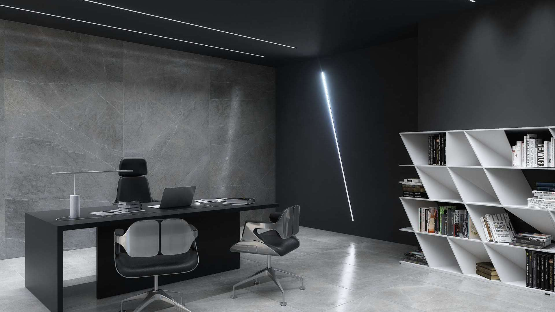 Lumines profile type Subli lacquered white, 3 m