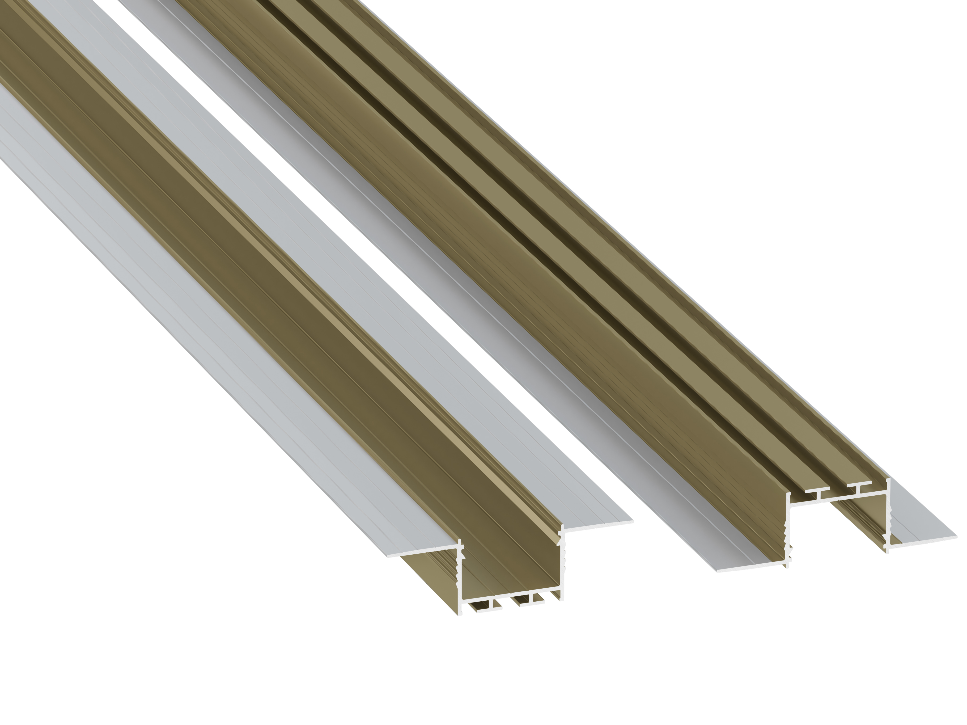 Profile LUMINES type akin Reed Green lacquered 1 m