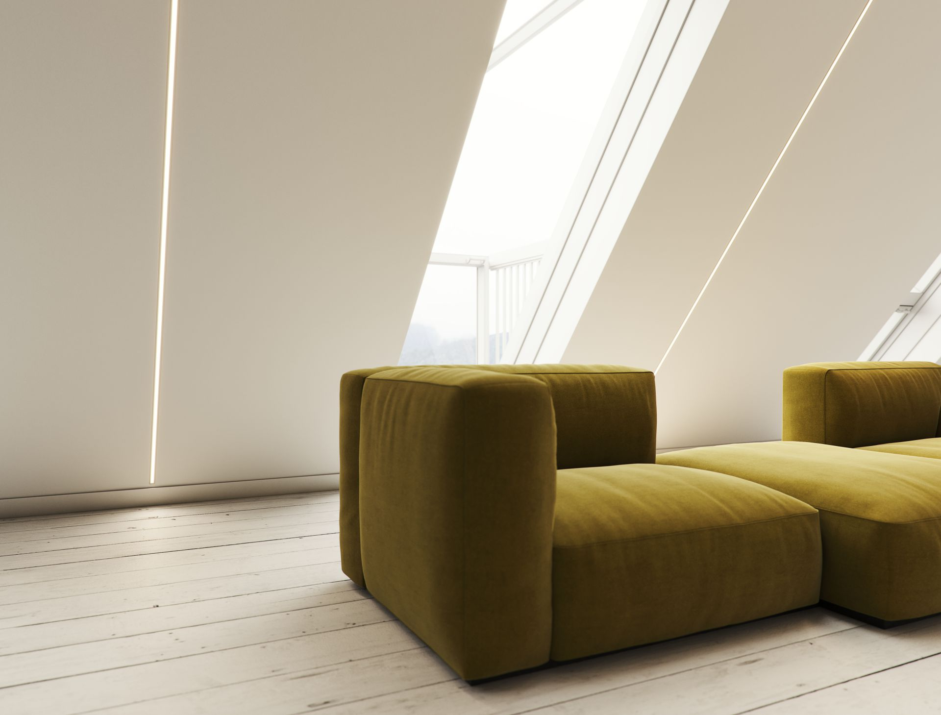 Profile LUMINES type U silver anodized 1 m