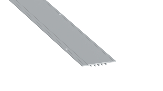 Lumines profile type TECO M1 anodized silver, 3 m