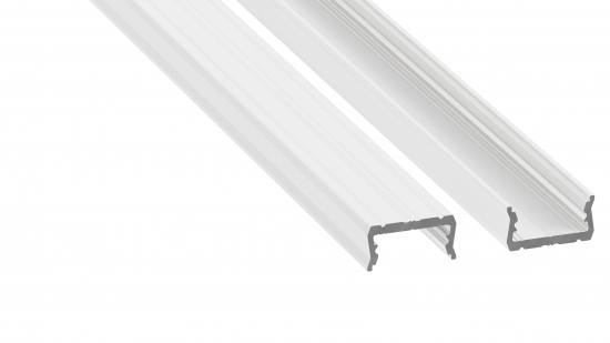 Profile LUMINES type atom white lacquered 1 m