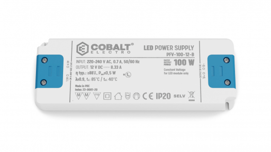 CobaltElectro PFV 12V 100W IP20 LED power supply  B