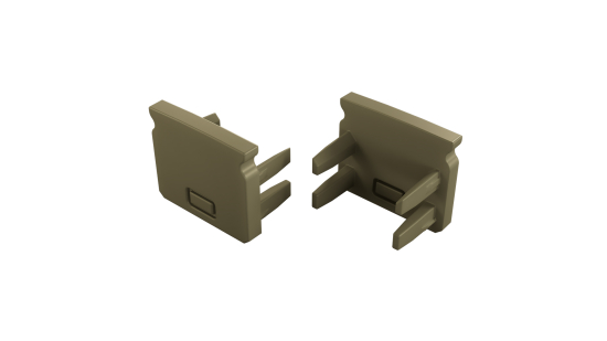 LUMINES End cap SEI 2in1 inox