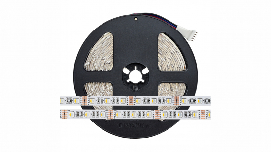 LED Strip 300 LED 5050 SMD 12V RGB + NW IN1 12 mm