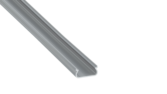 Profile TEKKNI+ type ORRE+ anodized silver, 3 m