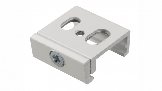 Mounting clip for SKB12-3 3-phase track, white